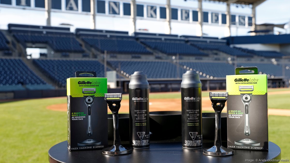 meesterwerk nieuwigheid Pijl P&G's Gillette brand partners with New York Yankees - Cincinnati Business  Courier