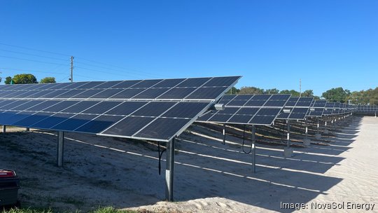 NovaSol Energy new Mount Dora solar energy project March 2023