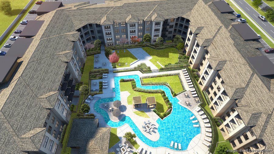 Upscale apartment community with Texas-shaped pool headed to Anna as ... - High End Apartment Complexes With Park Views