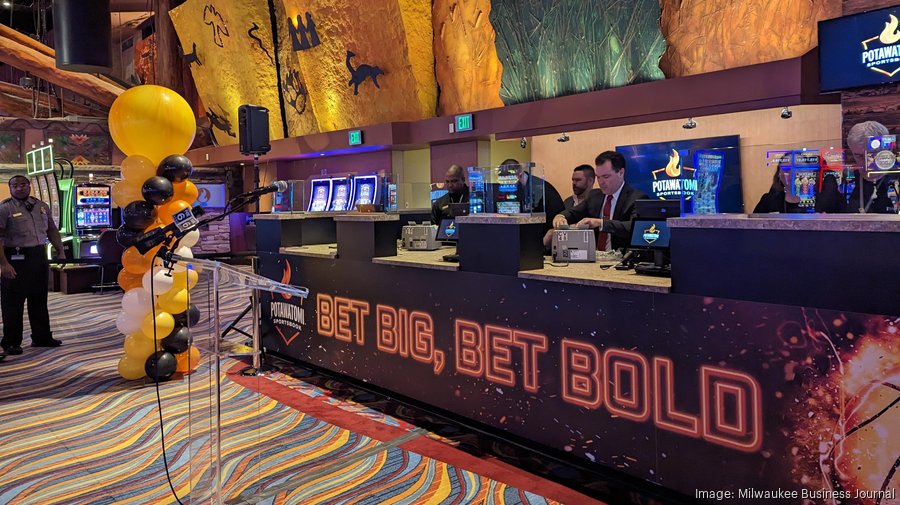 Potawatomi Hotel and Casino opens temporary sportsbook Milwaukee Business Journal