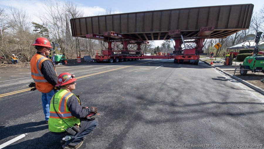 Long Island Rail Road replaces Garden City bridge New York Business