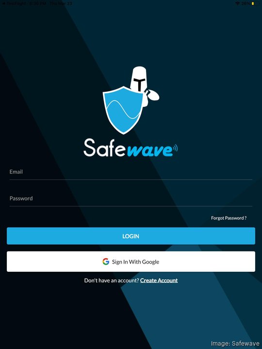 Safewave iPad Login