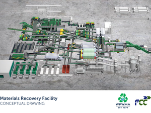 Materials Recovery Facility conceptual drawing, Athens Road, Placer County