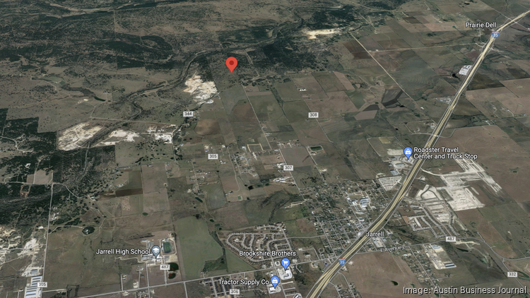 Roughly 14,000 homes could rise on what is now a hunting ranch about 30 miles outside Austin — plus restaurants, offices, schools and much more. GOOGLE MAPS SCREEN CAPTURE