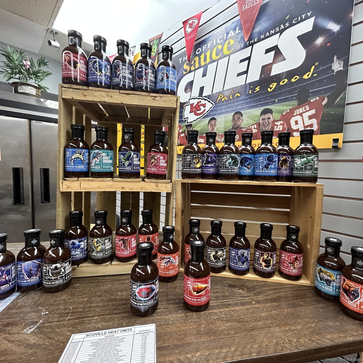 Spicin Foods whips up custom barbecue sauce for NFL Draft - Kansas