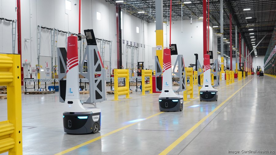 Cardinal Health's newest med supply distribution centers use robot help