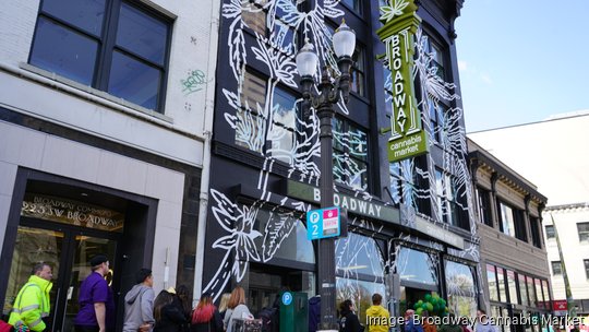 Broadway Cannabis Market opens downtown Portland