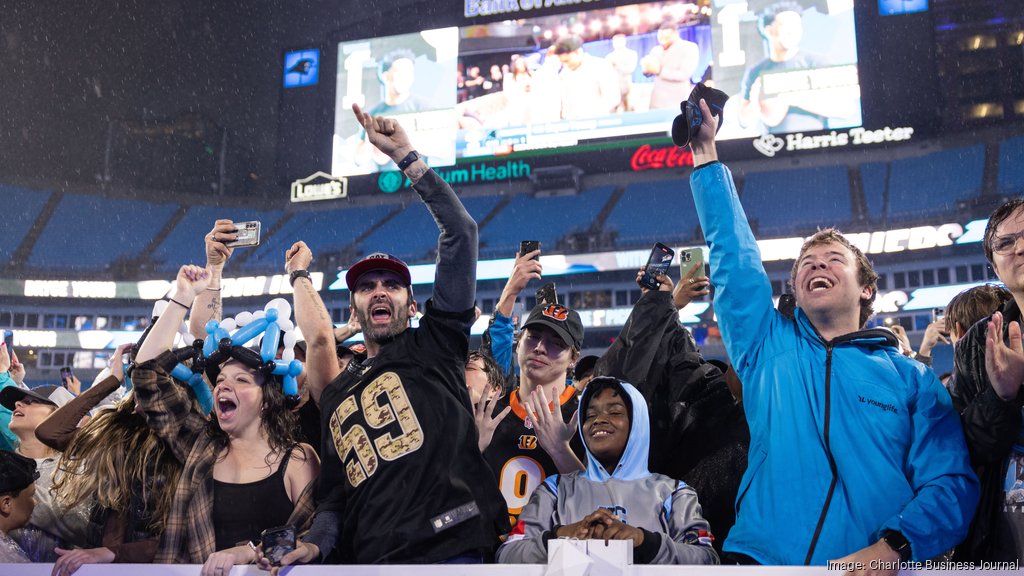 Panthers host 2023 NFL Draft party at Bank of America Stadium