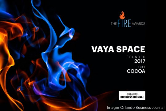 2023 Fire Awards Vaya Space slide