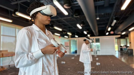 WSSU and UNCSA virtual reality nursing training