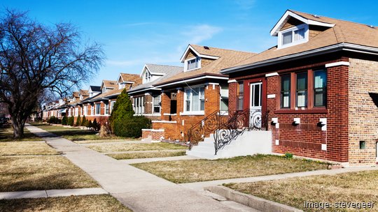 Chicago Bungalows in a Southwest Side Neighborhood