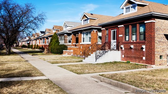 Chicago Bungalows in a Southwest Side Neighborhood