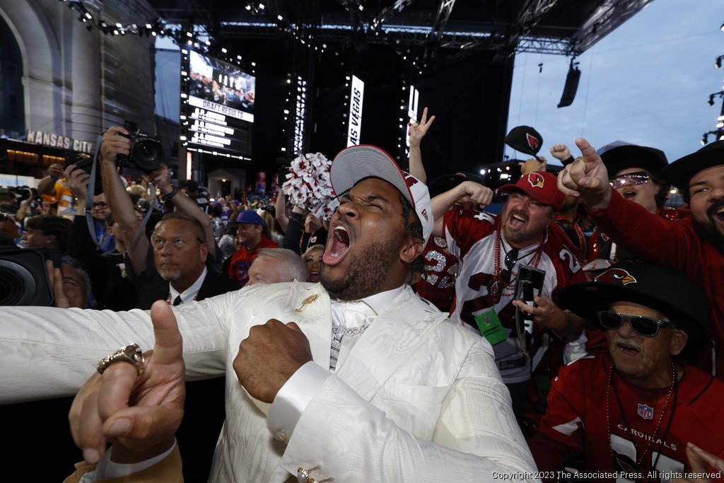 Attending the Kansas City Chiefs draft party