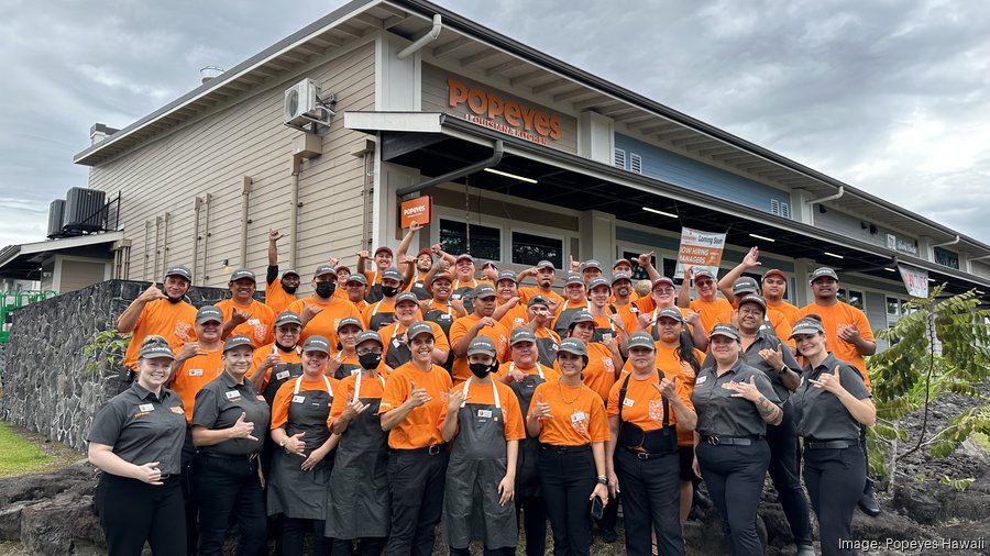 Popeyes Hawaii opens first Hawaii Island location Pacific Business News