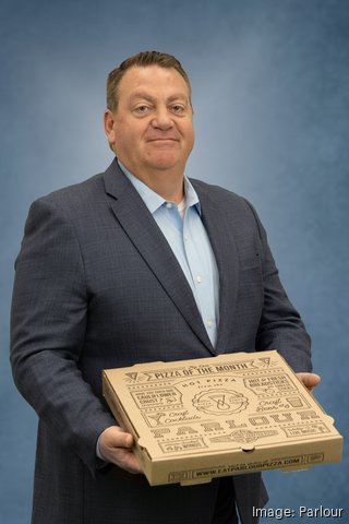 PARLOUR President & CEO Don Robinson Headshot & Pizza