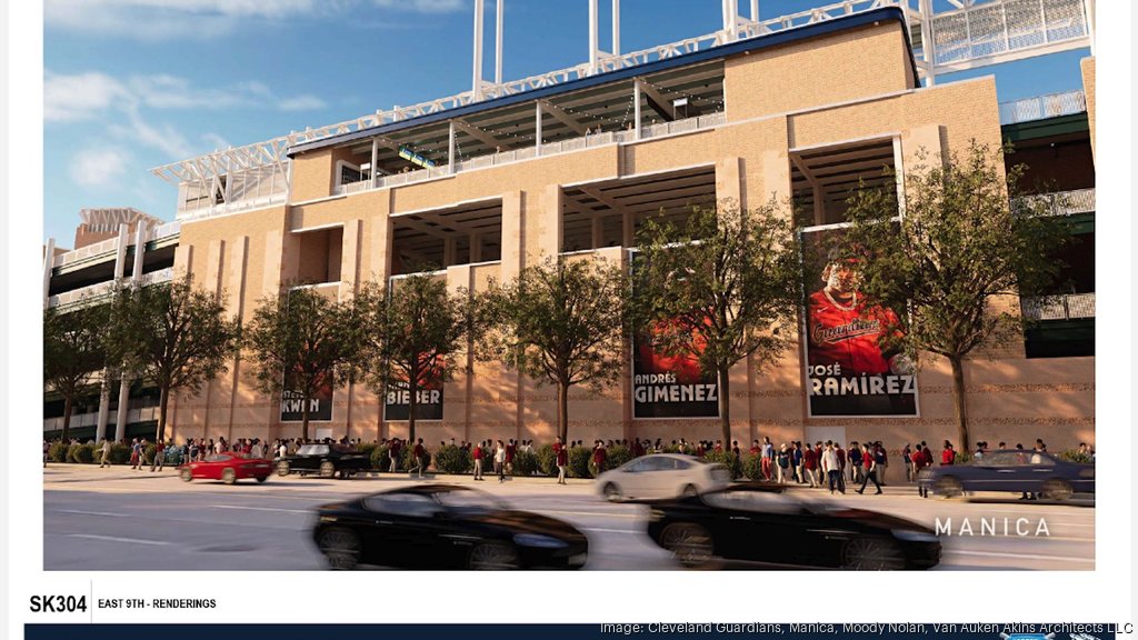 Cleveland Guardians construction for Progressive Field renovations