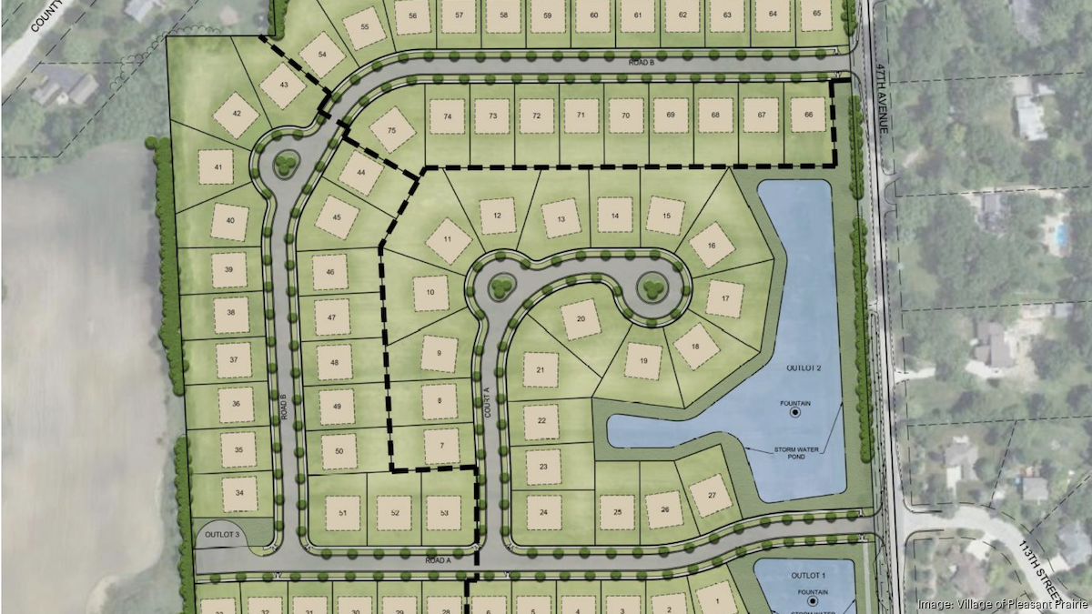 Pleasant Prairie OKs master plan for 735-unit Highland Estates subdivision  - Milwaukee Business Journal