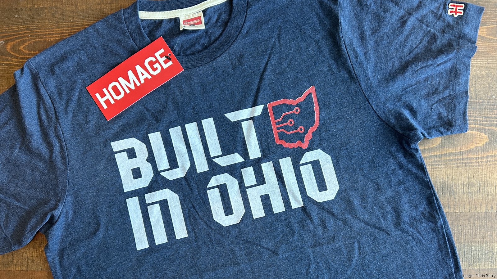 Columbus Ohio T-Shirt from Homage. | Navy | Vintage Apparel from Homage.