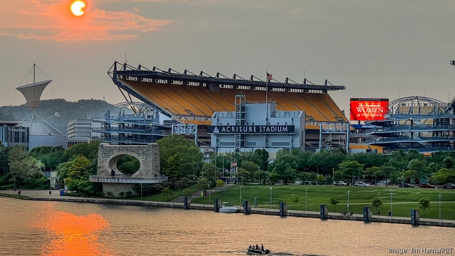 Pittsburgh Photo Print - Heinz Field (Acrisure Stadium) and Pittsburgh  Skyline at Sunrise