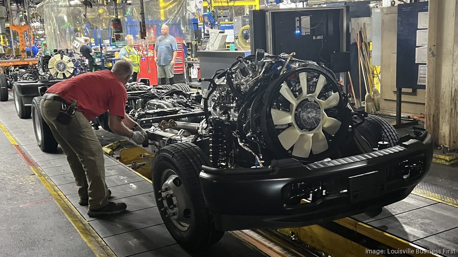 UAW members at Ford's Kentucky Truck Plant in Louisville strike