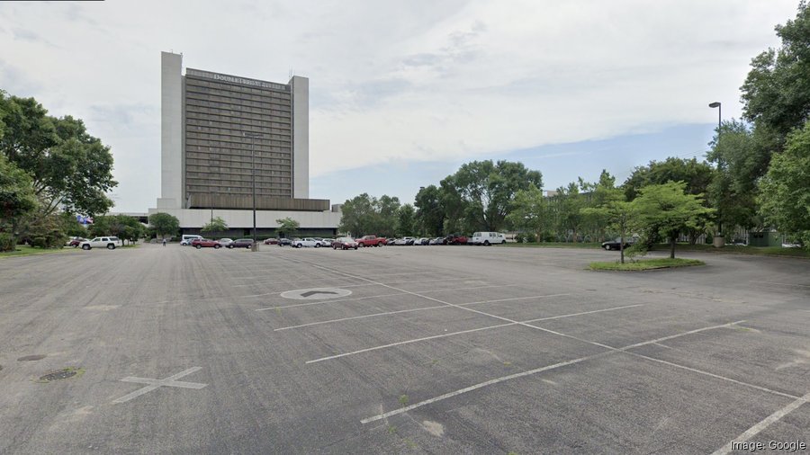 One of DoubleTree hotel's parking lots for sale in Bloomington