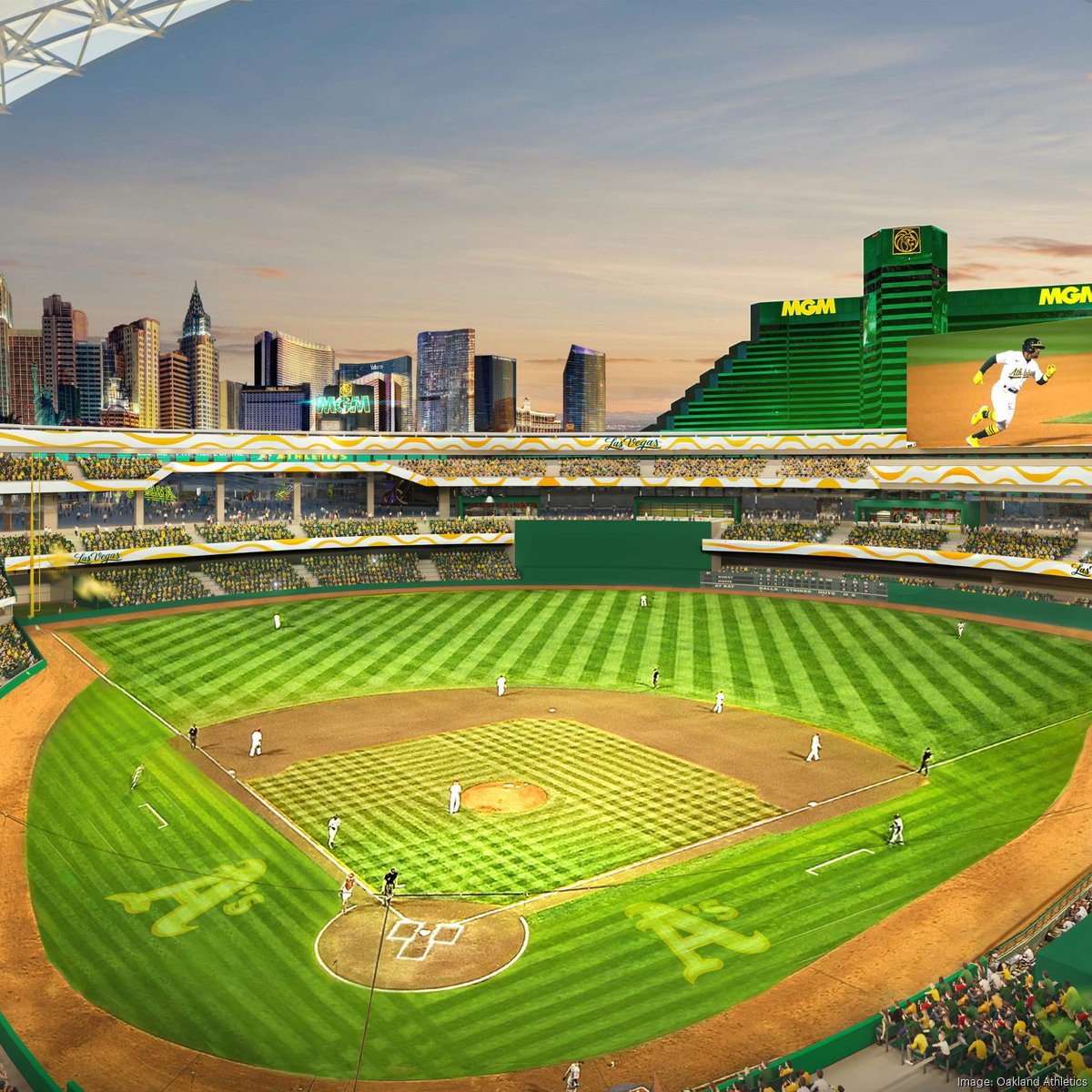 Oakland A's calling Vegas home, only this weekend for now