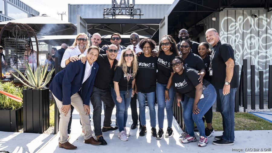 KAO Bar & Grill restaurant made of shipping containers has opened in Hallandale Beach South