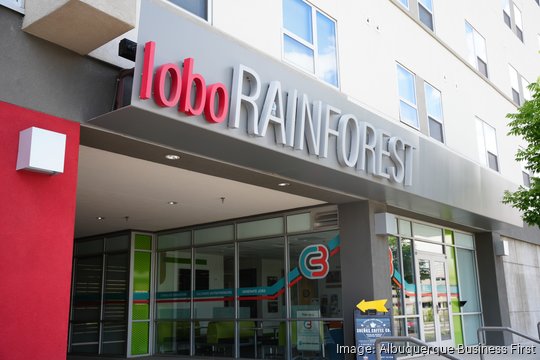 Lobo Rainforest Building signage