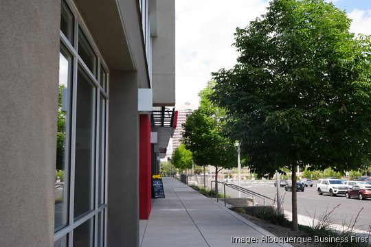 Lobo Rainforest Building sidewalk