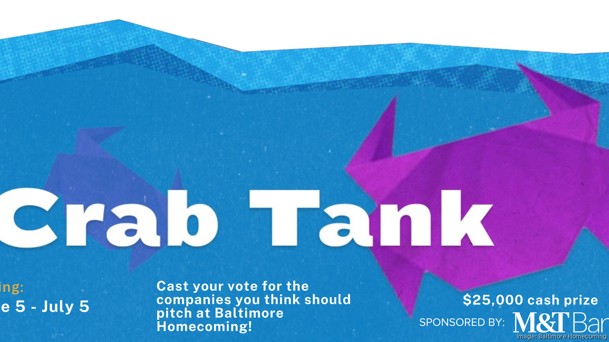 Voting opens for Baltimore Crab Tank pitch competition