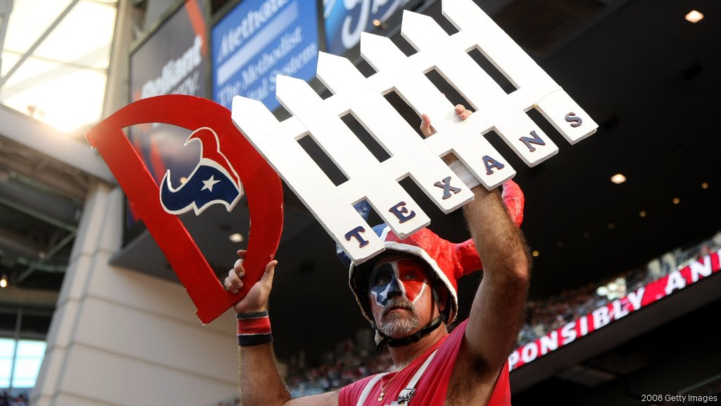 Houston Texans ticket holders see personal seat license values rise despite  team's record - Houston Business Journal