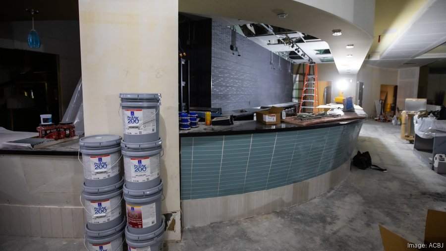 Inside construction of Bayshore's new movie theater and restaurants