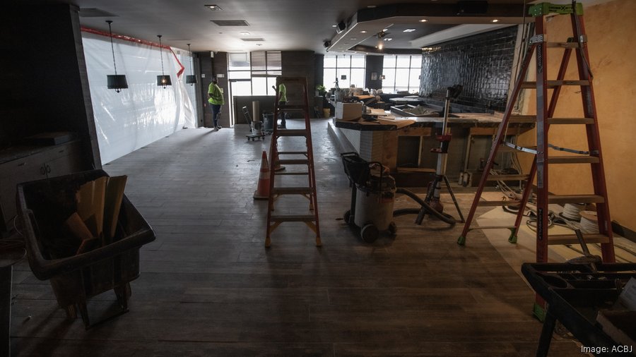 Inside construction of Bayshore's new movie theater and restaurants
