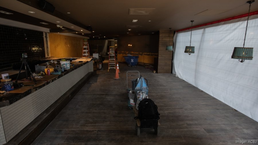 Inside construction of Bayshore's new movie theater and restaurants