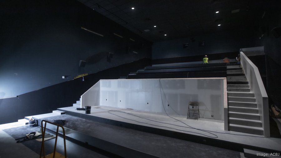 Inside construction of Bayshore's new movie theater and restaurants