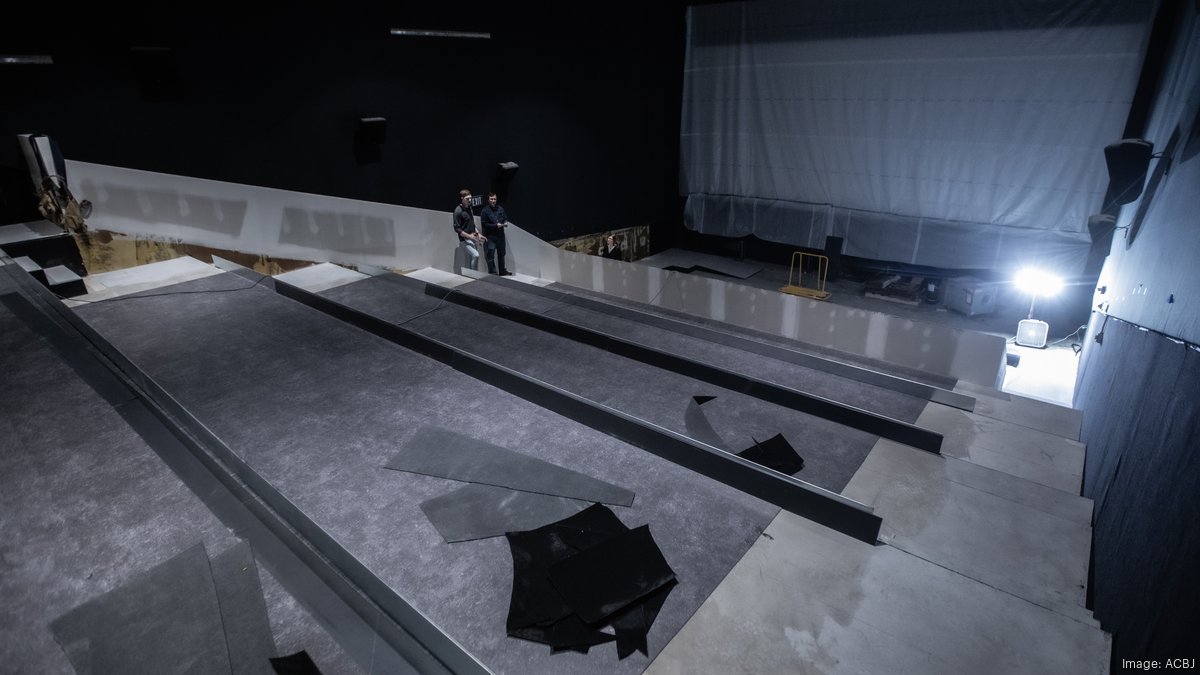 Inside construction of Bayshore's new movie theater and restaurants