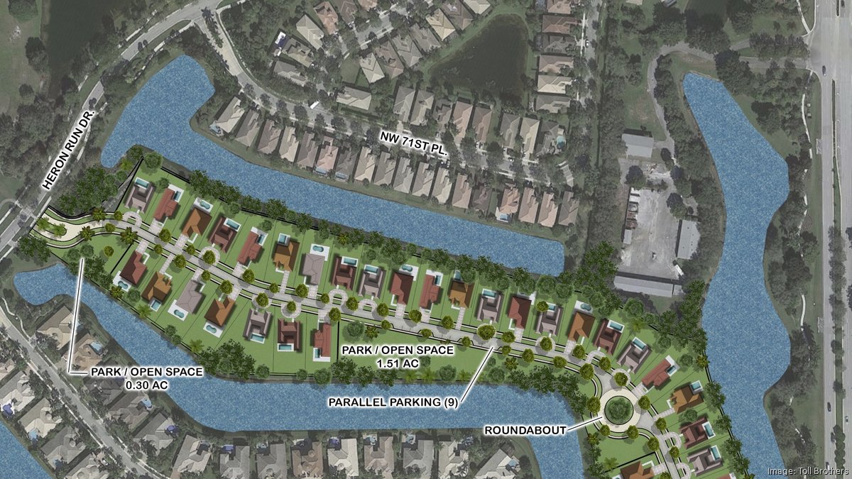 Parkland selects Toll Brothers to buy Heron Bay Golf Course for