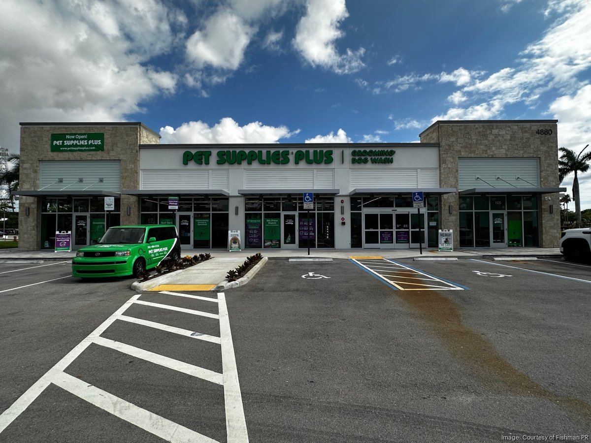 A 6 000 square foot Pet Supplies Plus recently opened in Boynton