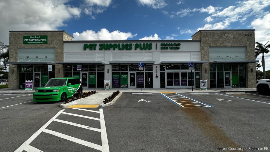 A 6 000 square foot Pet Supplies Plus recently opened in Boynton