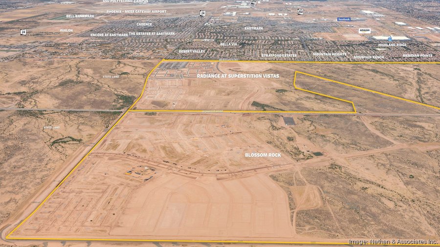 Lennar (LEN) buys land at Brookfield's Blossom Rock in Apache Junction