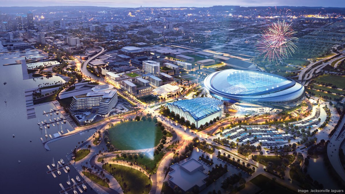 How will Jacksonville Jaguars' new stadium, entertainment district
