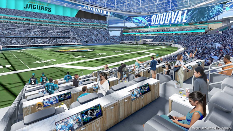 It's here: Jacksonville Jaguars release renderings of modern, overhauled  stadium - Jacksonville Business Journal