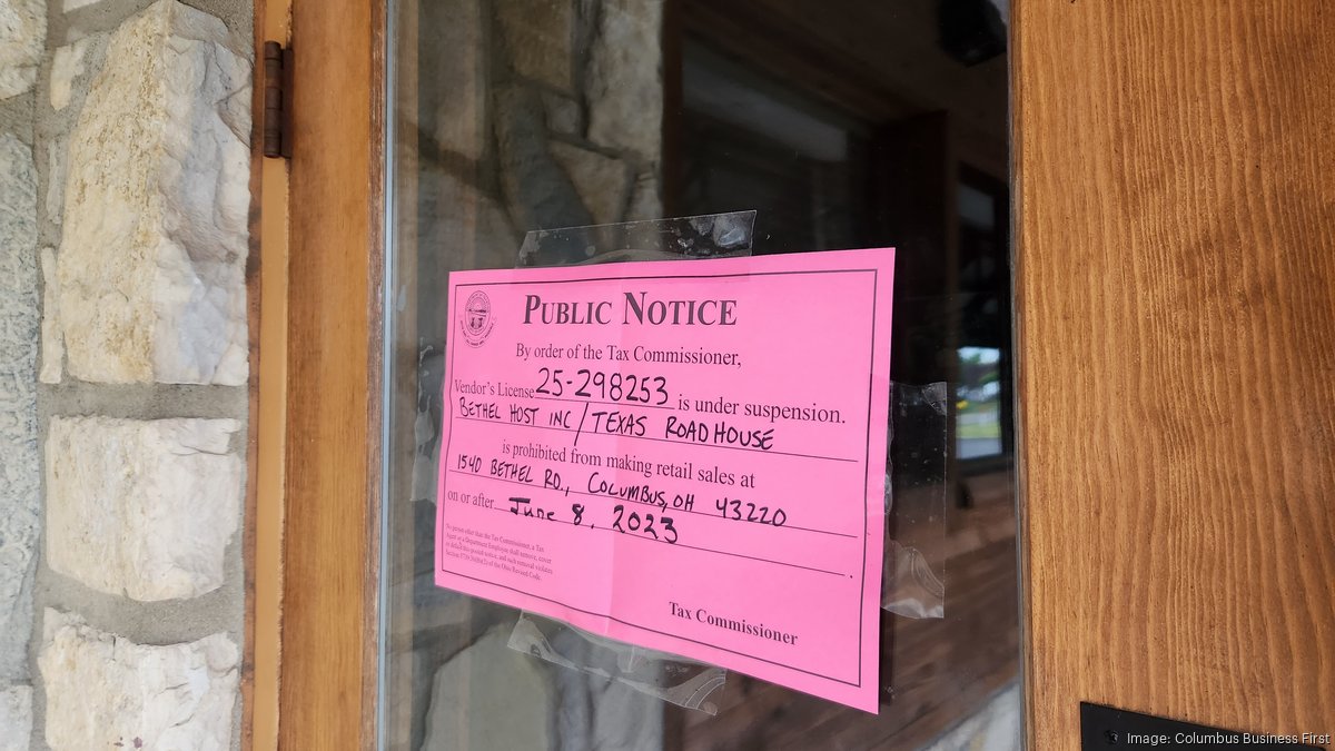 Texas Roadhouse Bethel Road restaurant was in the process of closing