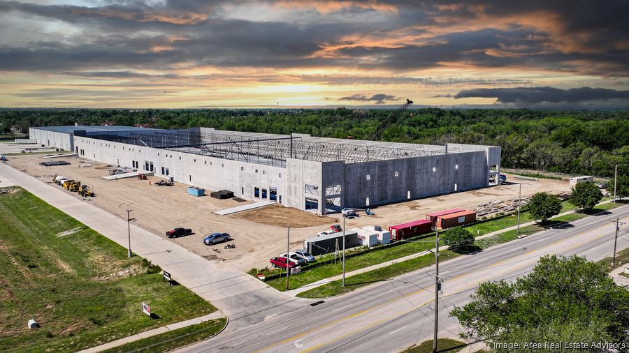 First look at construction of Wichita's largest spec warehouse