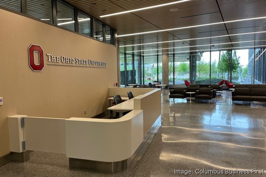 OSU Pelotonia Research Center lobby