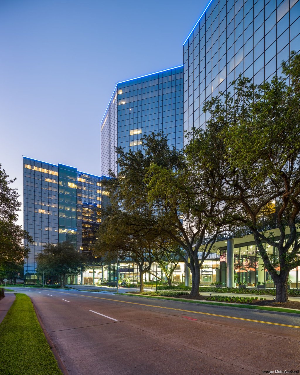 Houston Texans - MetroNational lights its Memorial City properties