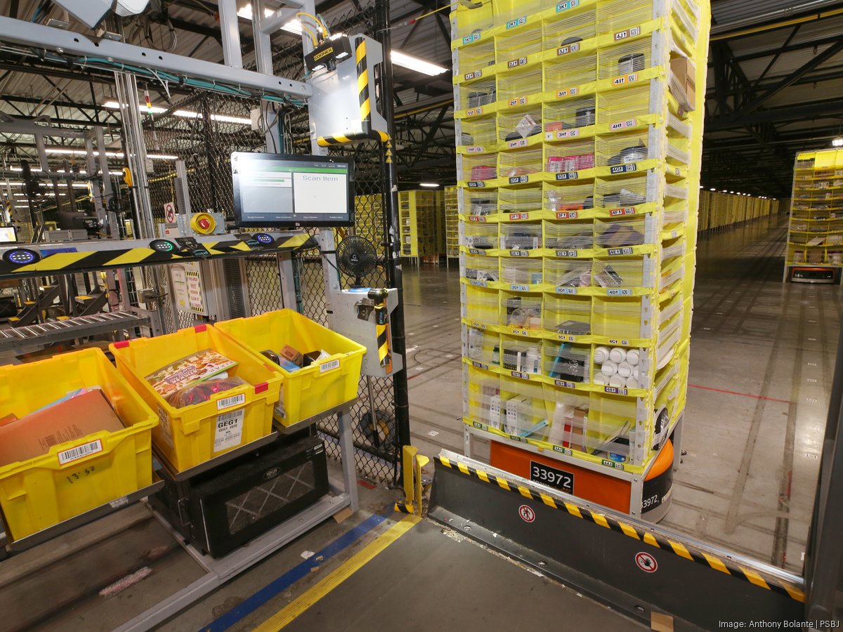Inside an  warehouse efficiency is paramount - Puget Sound