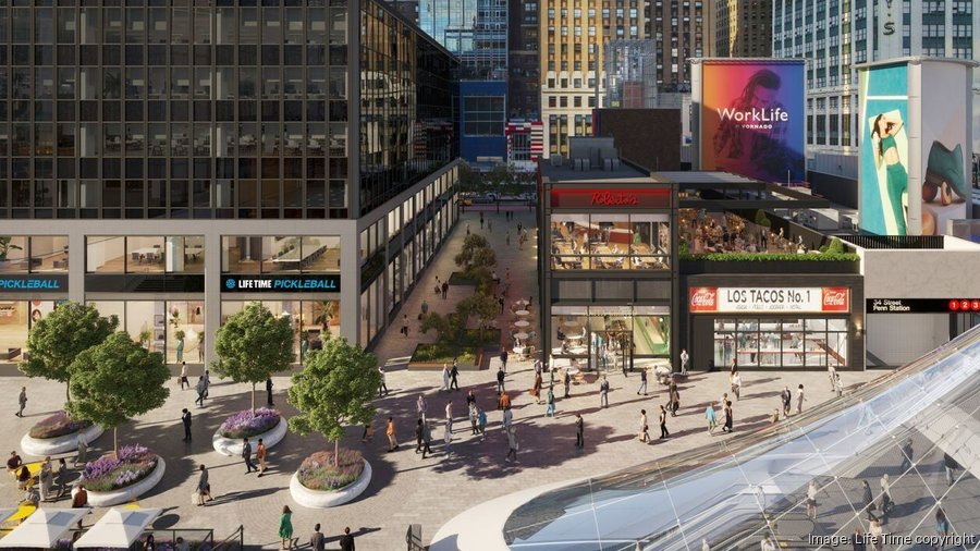 Life Time's pickleball complex to take over fitness center at Penn 1