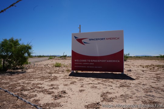 Spaceport America Vertical Launch Area sign