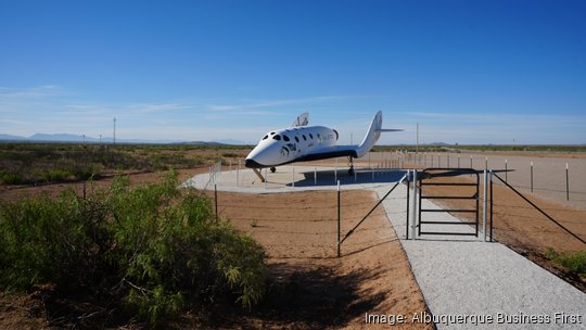 Virgin Galactic VSS Eve model